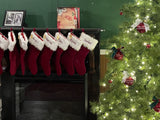 Stocking on Santa's Fireplace