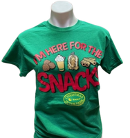 I'm here for the snacks t-shirt